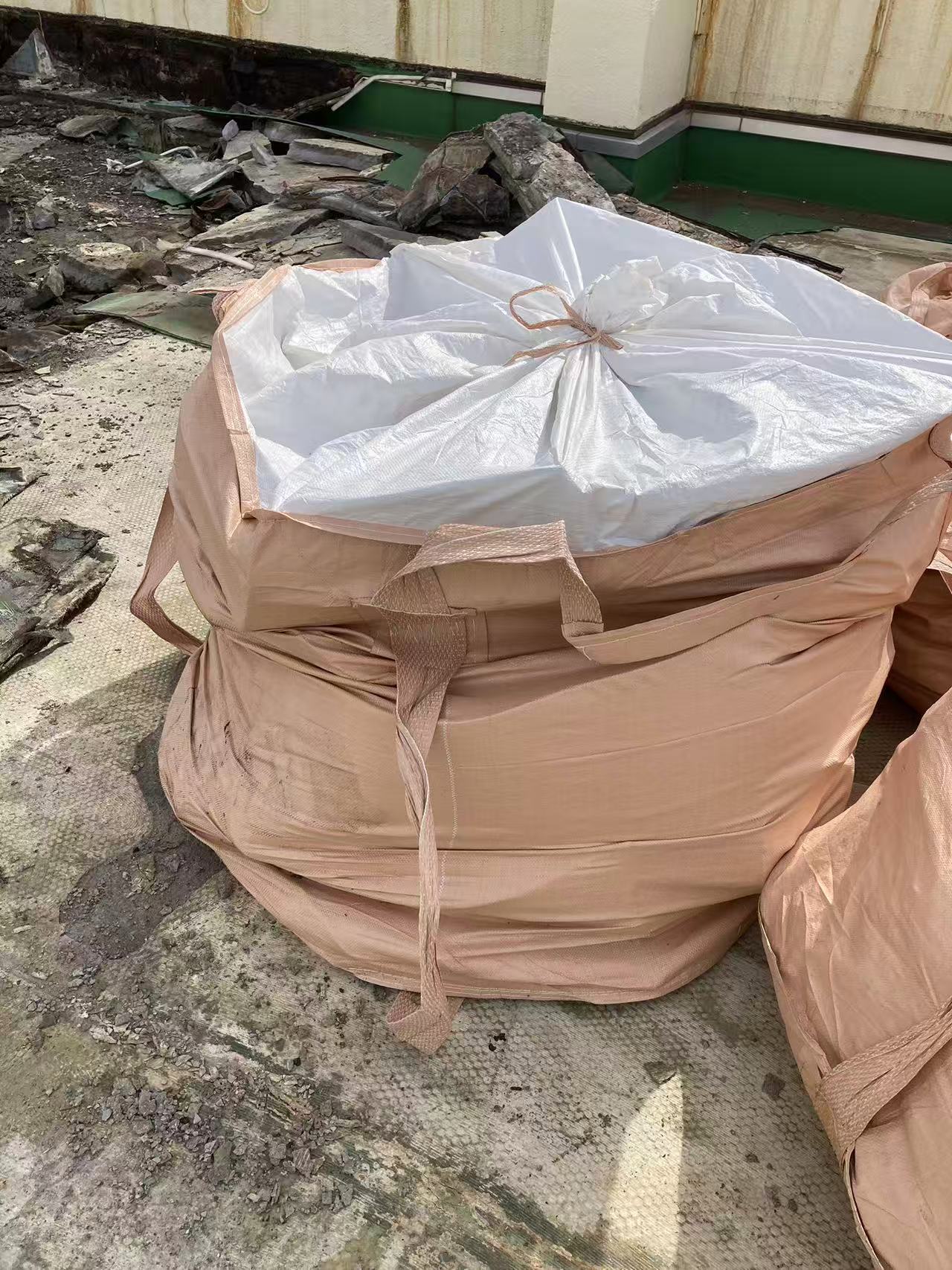 フレコンバッグ 工地での使用例